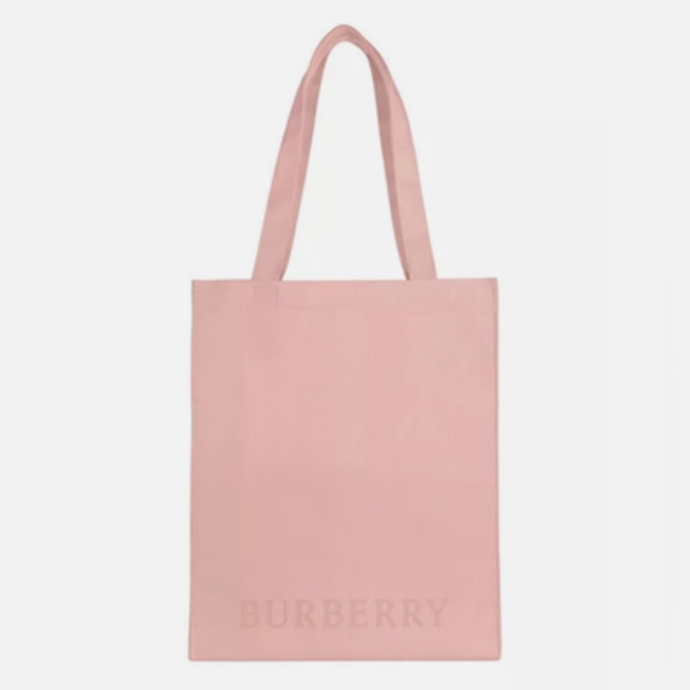 Burberry Beauty Shopper Bag in Soft Pink Canvas Tote Bag GWP NWT - Picture 5 of 9